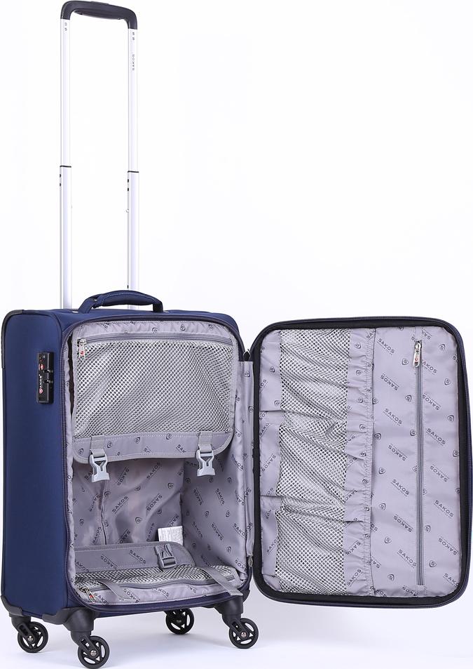 Vali Kéo Vải Du Lịch SAKOS WINNER 5 - Size S/ Xách Tay - Khóa TSA - Chống Thấm, Trượt Nước