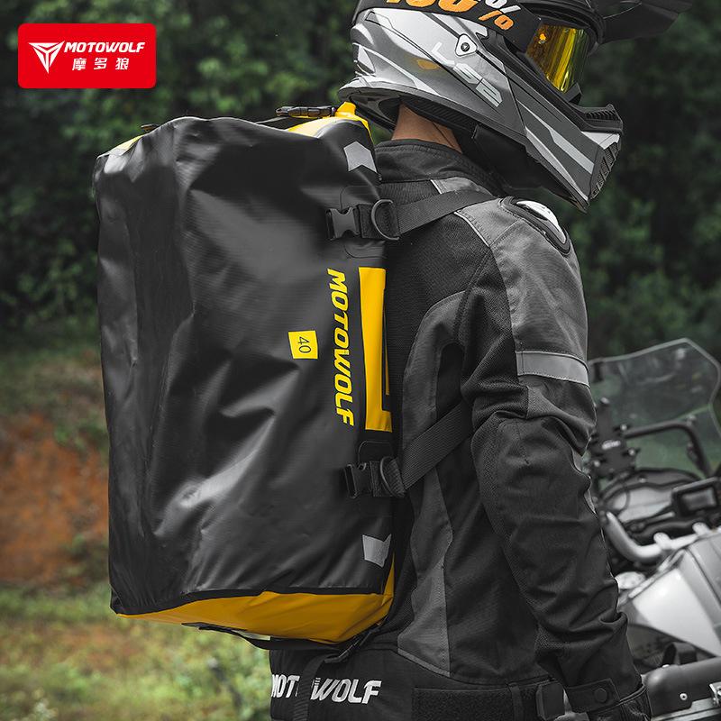Túi chống nước MOTOWOLF 07MDL0717  (túi đã tích hợp dây cột) - túi chống thấm nước tuyệt đối - Vàng