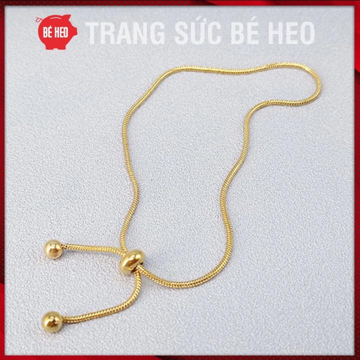 Lắc tay titan dây rút đơn giản - Trang sức Bé Heo BHLT189