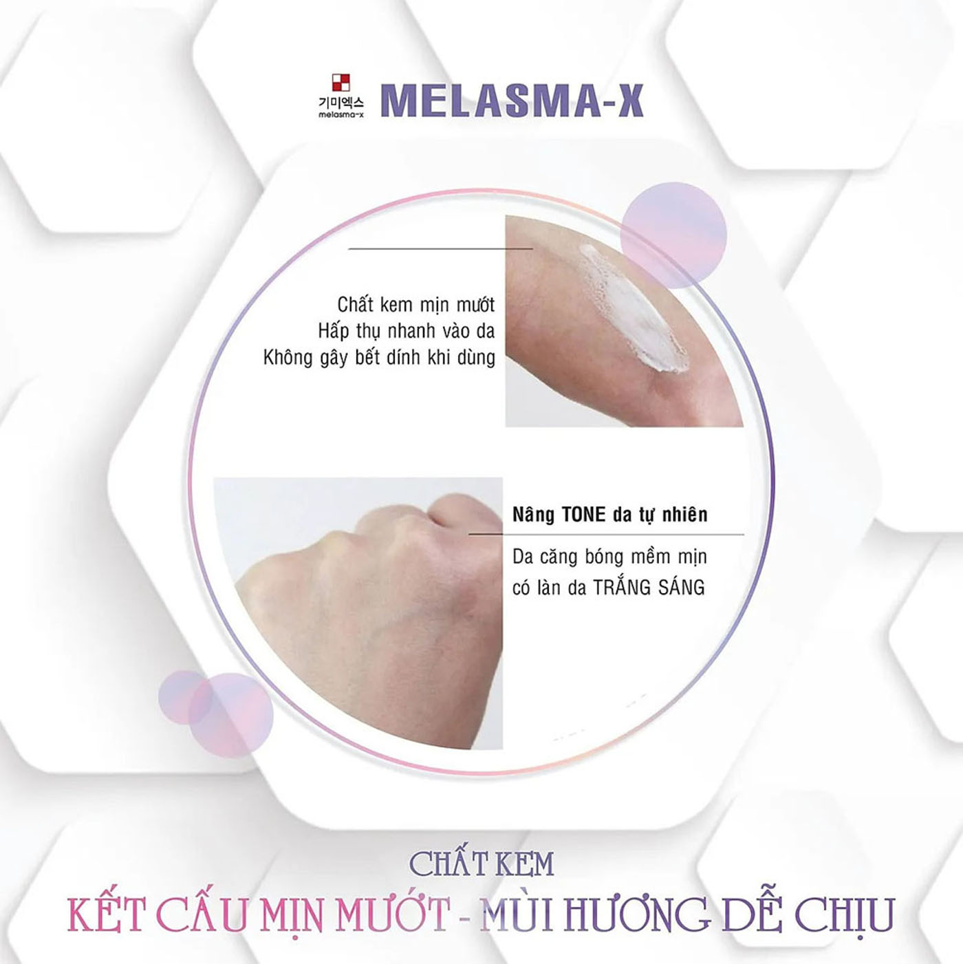 Kem dưỡng trắng da, mờ nám 3D MELASMA-X 40ml