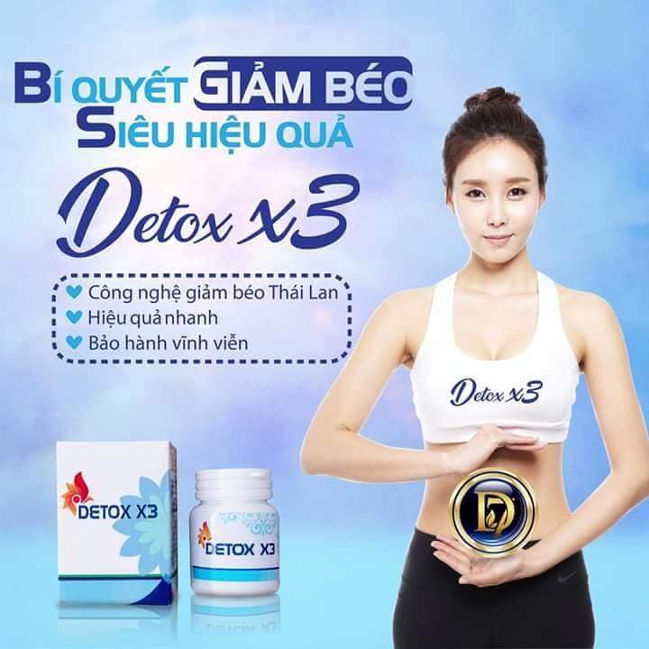 DETOX X3 hỗ trợ giảm cân với 100% thảo dược thiên nhiên - - Hộp quà tặng ý nghĩa cho mọi nhà