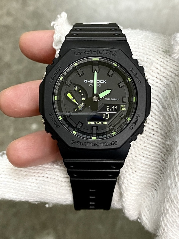 Đồng Hồ Nam Dây Nhựa Casio G-Shock GA-2100-1A3DR Chính Hãng - GA-2100-1A3 Carbon Core