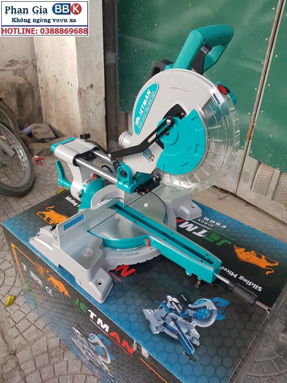 Máy Cắt Nhôm Trượt JETMAN 2000W JM-256 Chính Hãng