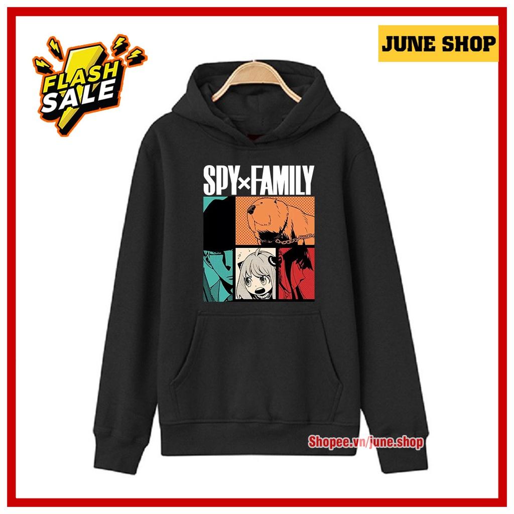 Áo Hoodie Spy x Family, Áo Khoác Anime chất nỉ bông, cá tính, siêu đẹp