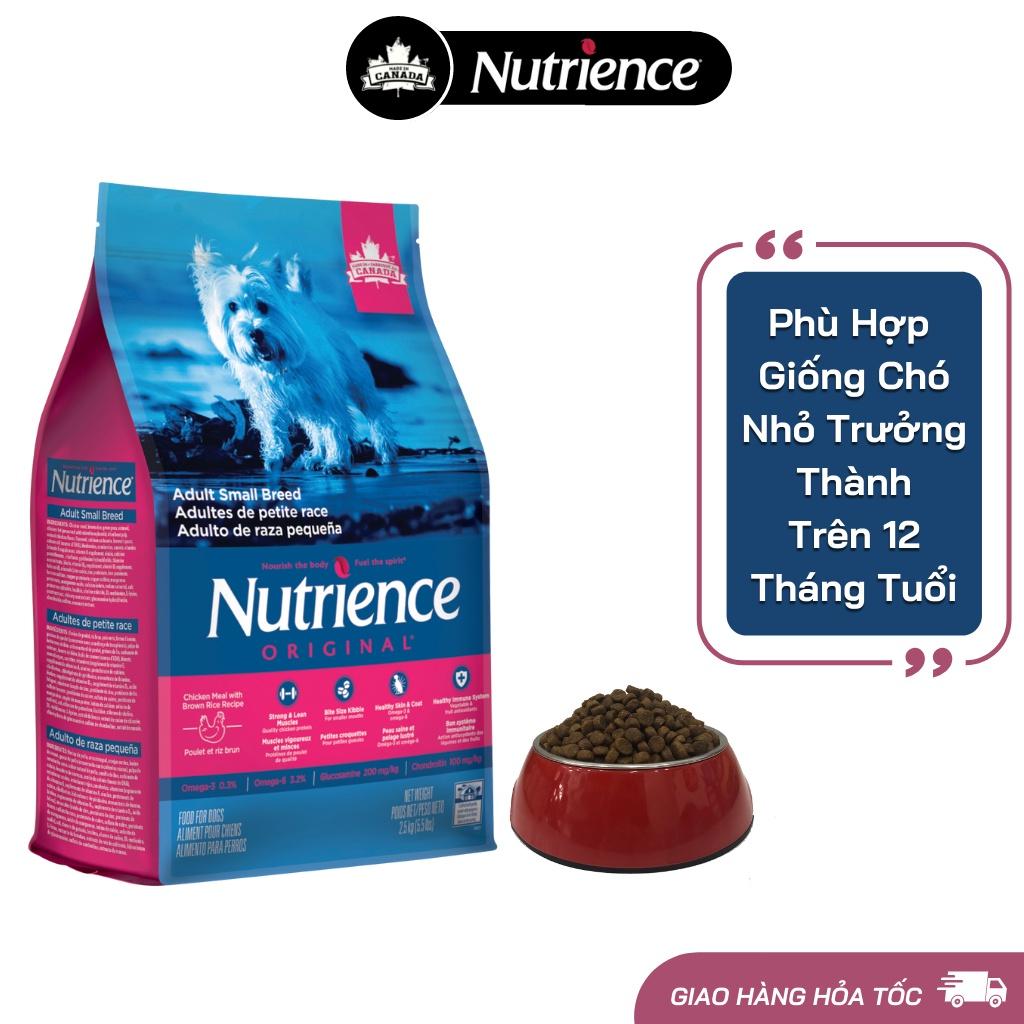 Thức Ăn Cho Chó - Size Nhỏ Trưởng Thành Trên 12 Tháng Nutrience Original Bao 2,5kg - Thịt Gà, Rau Củ, Trái Cây