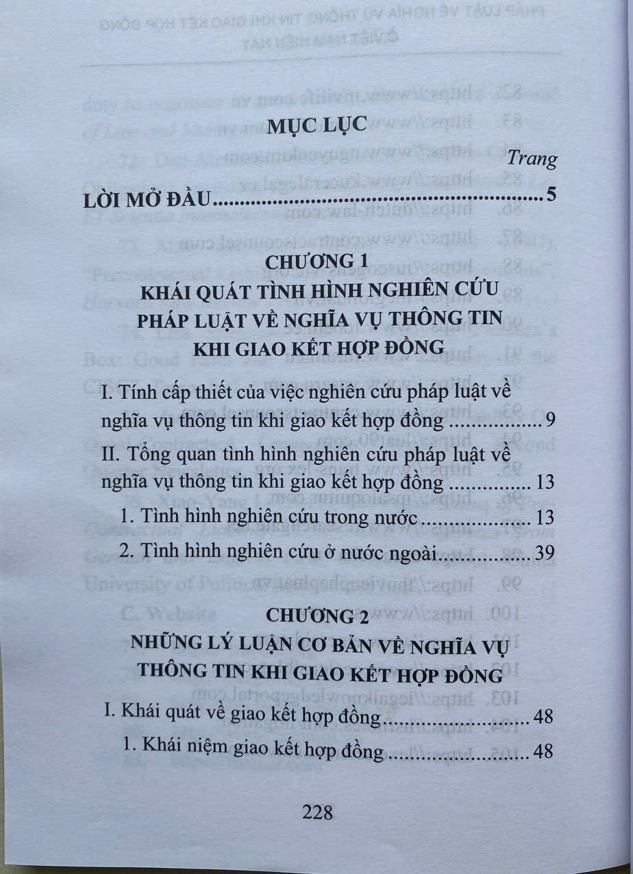 Pháp Luật Về Nghĩa Vụ Thông Tin Khi Giao Kết Hợp Đồng Ở Việt Nam Hiện Nay