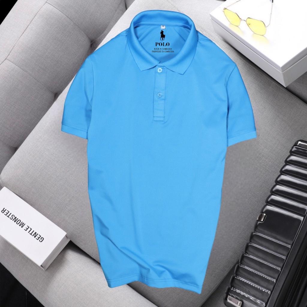 ÁO THUN NAM CÁ SẤU POLO TRƠN ĐẸP Y HÌNH