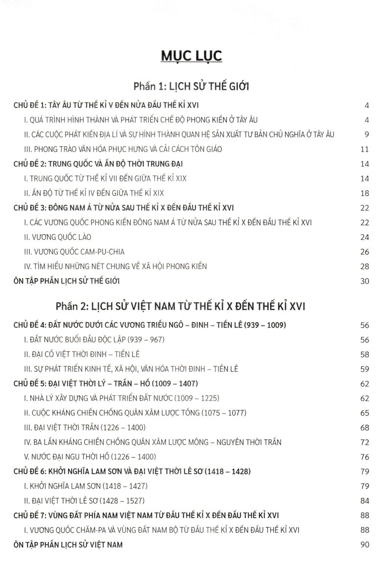 Bồi Dưỡng Học Sinh Giỏi Lịch Sử 7