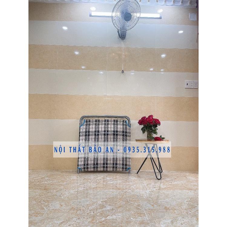 Giường xếp vải khung sắt cỡ lớn - GX01