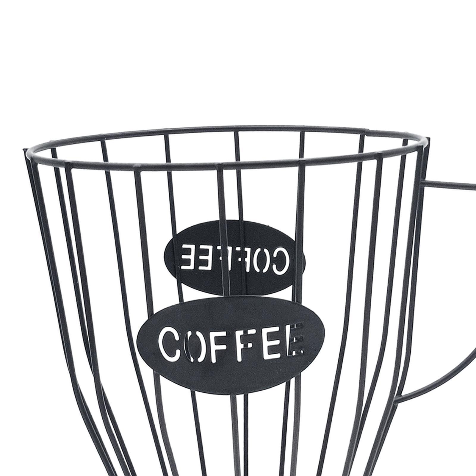 2x Kitchen Coffee Capsule Storage Basket Holder Home Kitchen Organizer