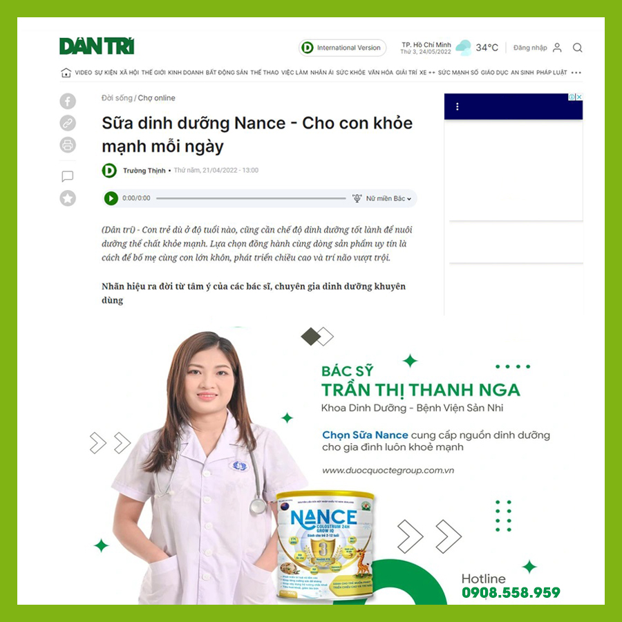 Sữa Bột Mẹ Bầu NANCE Colostrum 24h Mum: Giảm Nghén , Giúp Thai Nhi Phát Triển