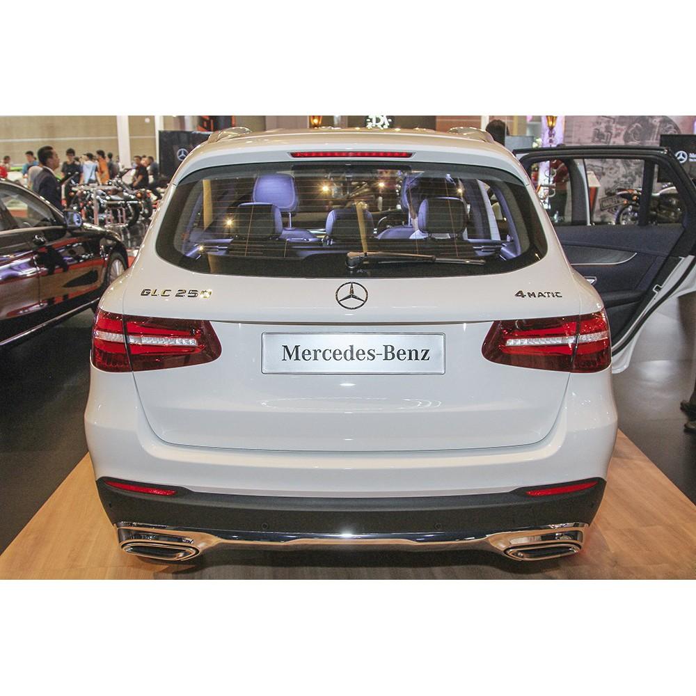 Decal tem chữ GLC300, GLC250, GLC200 dán đuôi xe ô tô