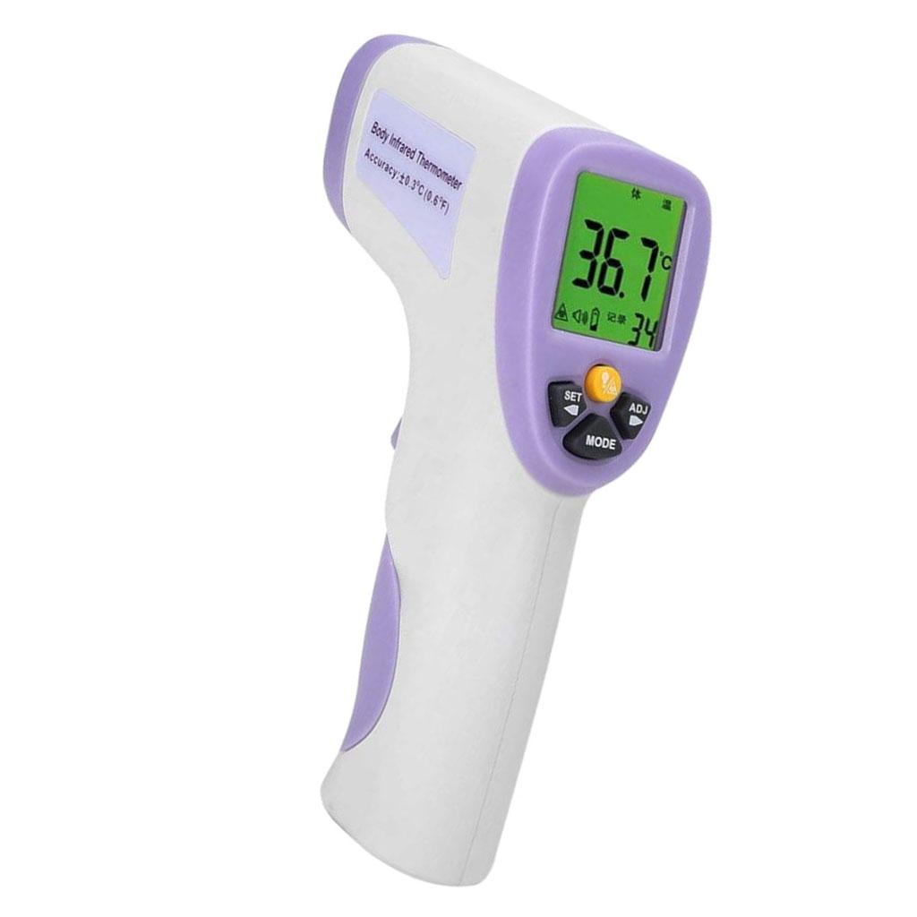 Multifunction Non Contact Forehead and Ear Digital Body Thermometer -White