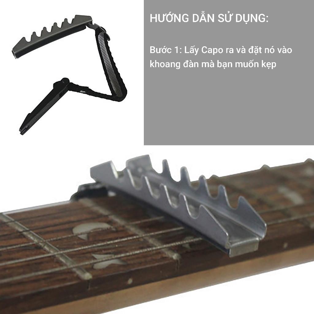 Capo Guitar độc lạ - Capo Guitar Acoustic Alice A006-M