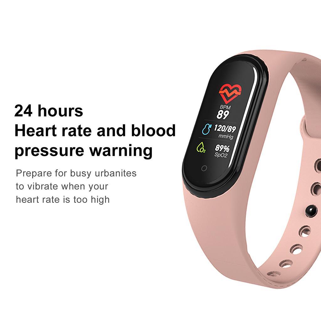 3xSmart Wristband Fitness Tracker Sport Watch Bracelet Touch Screen Red