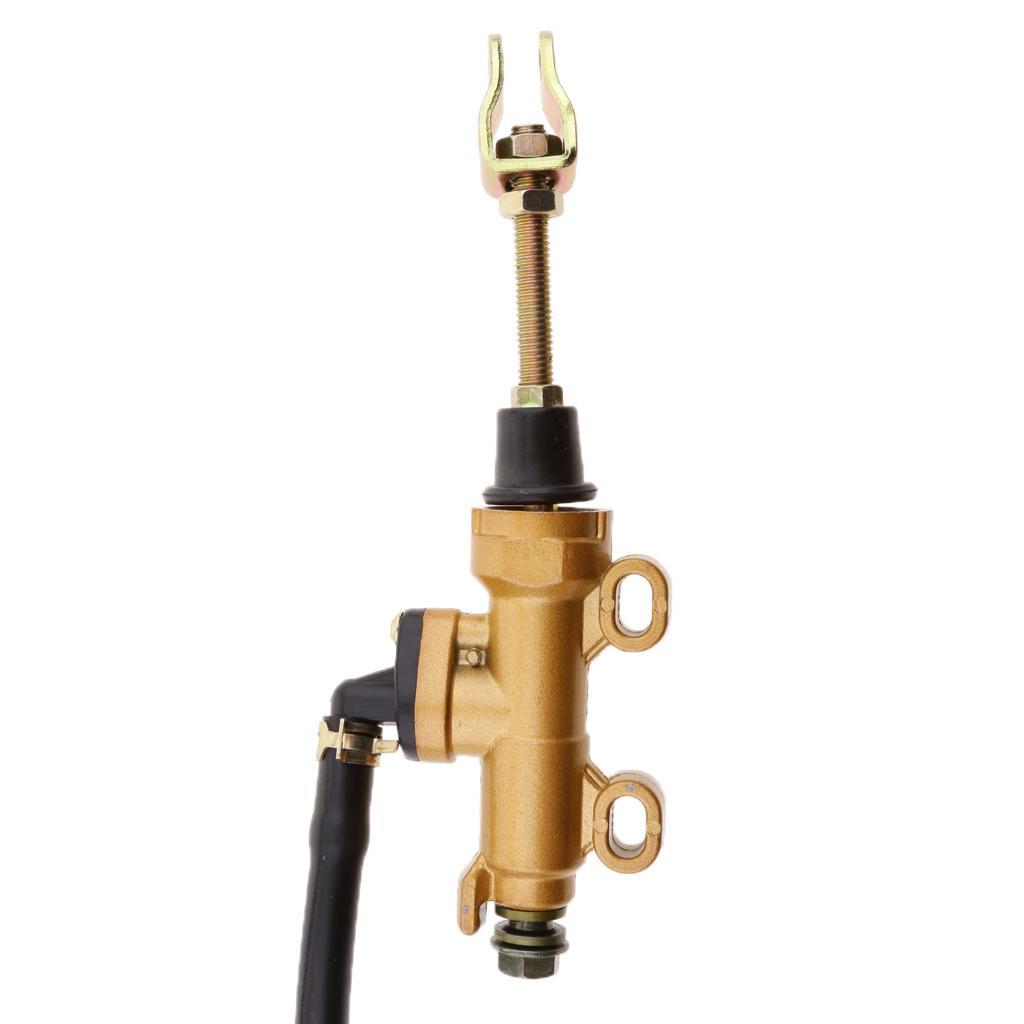 Rear Hydraulic Brake Master Lever Cylinder for /Dirt/ATV/Quad Bike Gold