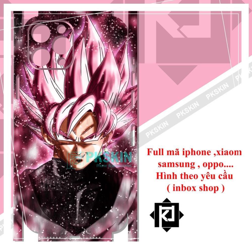 Miếng dán skin full lưng viền dành cho iphone 13 ,13 mini , 13 pro , 13 pro max in hình theo yêu cầu