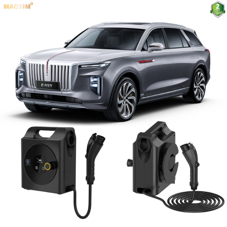 Sạc di động cao cấp ô tô điện Hongqi E-HS9 ev - Sạc di động cao cấp 3,68KW (6-16A) chính hãng Macsim