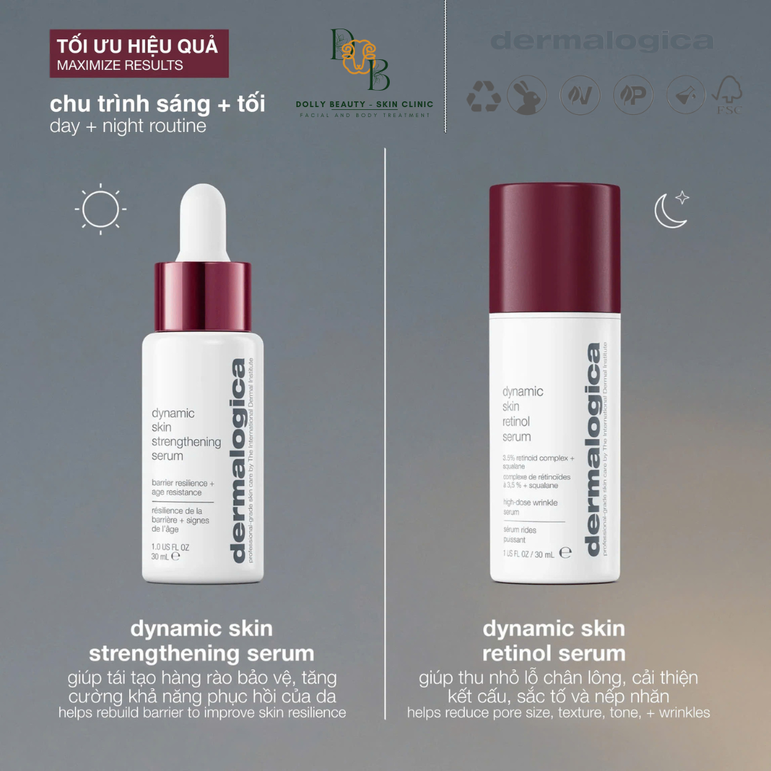 Serum tái tạo hàng rào bảo vệ, tăng cường khả năng phục hồi của da DYNAMIC SKIN STRENGTHENING SERUM của Dermalogica