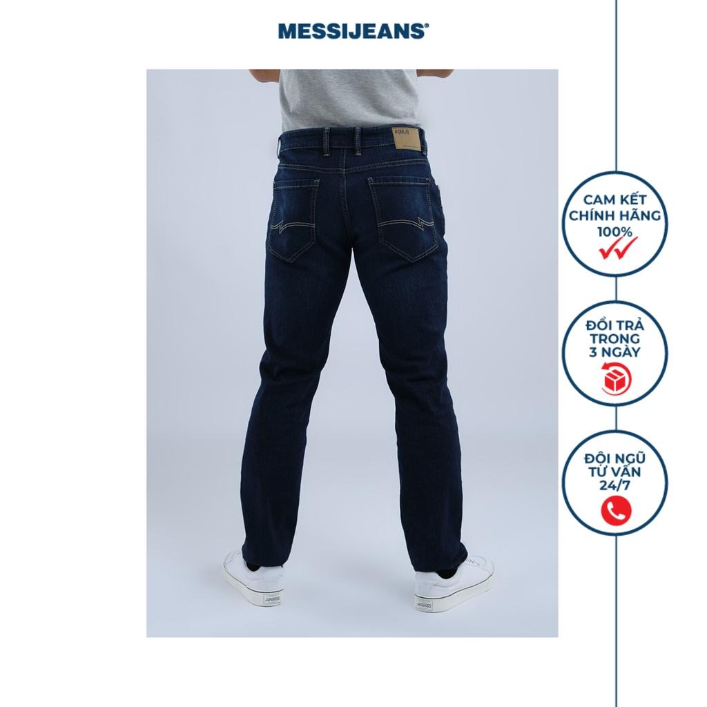 Quần Jeans Nam Ống Đứng Màu Đen Thời Trang Cao Cấp MESSI MJB0178-22
