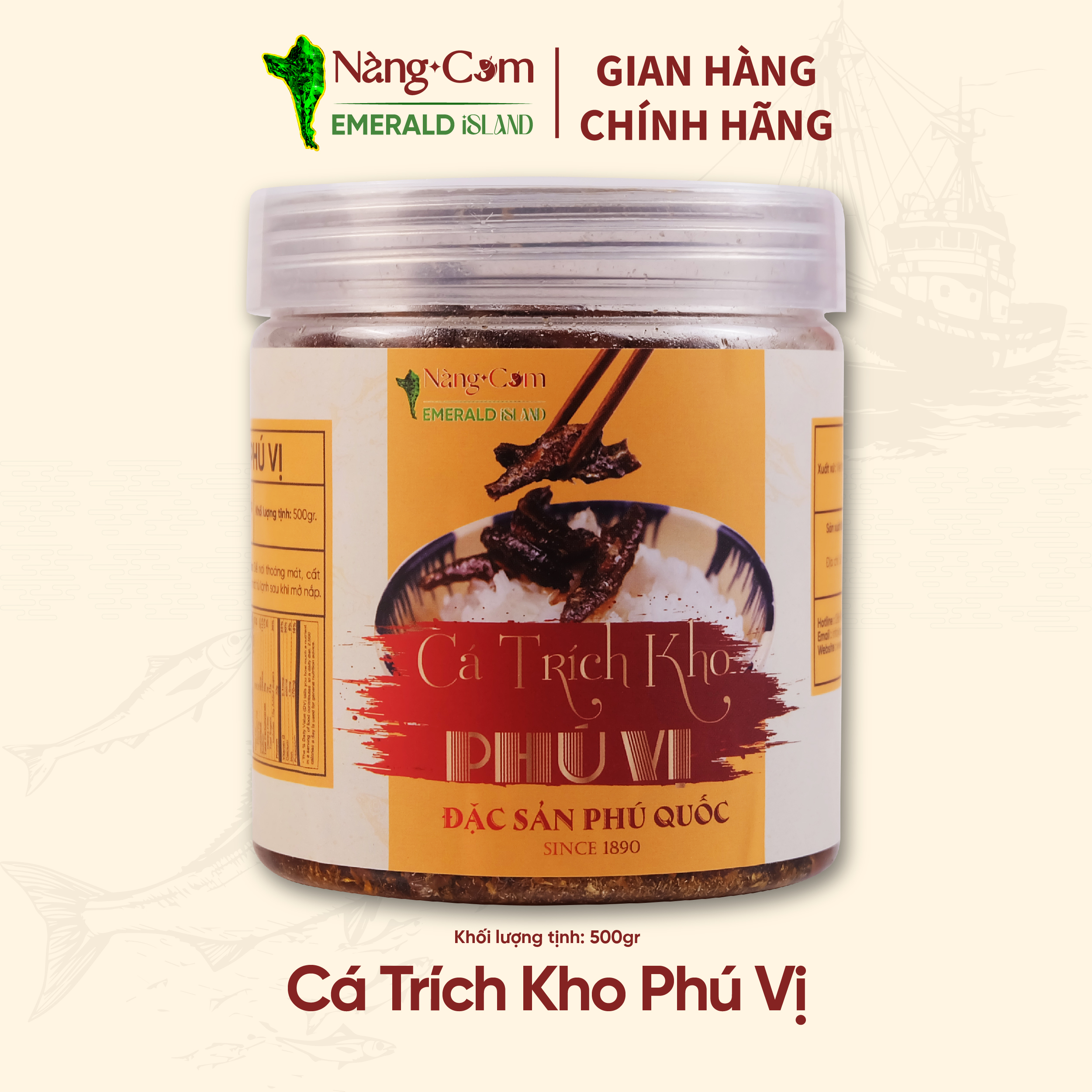 Cá Trích Kho Phú Vị - Đặc Sản Phú Quốc - Nàng Cơm