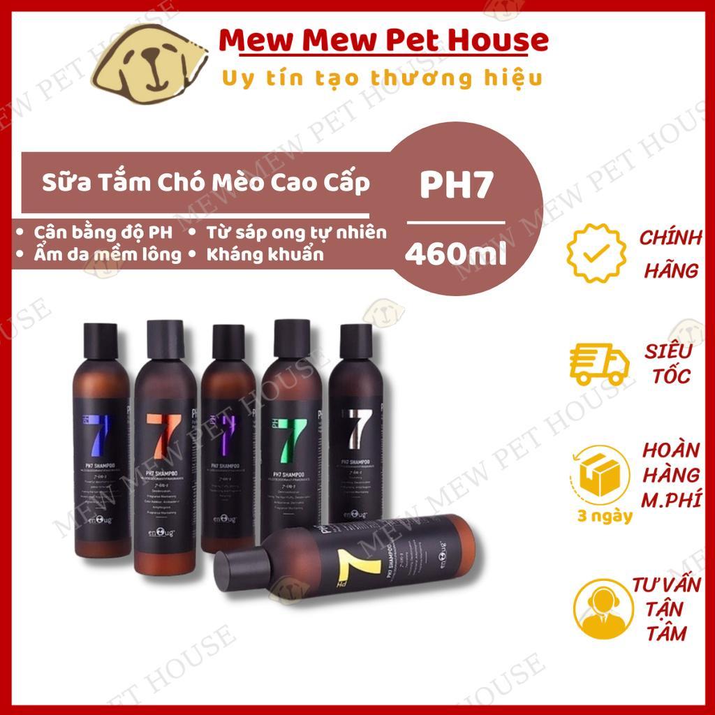 Sữa Tắm Salon Cao Cấp PH7 Dành Cho Chó Mèo Thành Phần Sáp Ong Tự Nhiên PH7 Chai 460ml