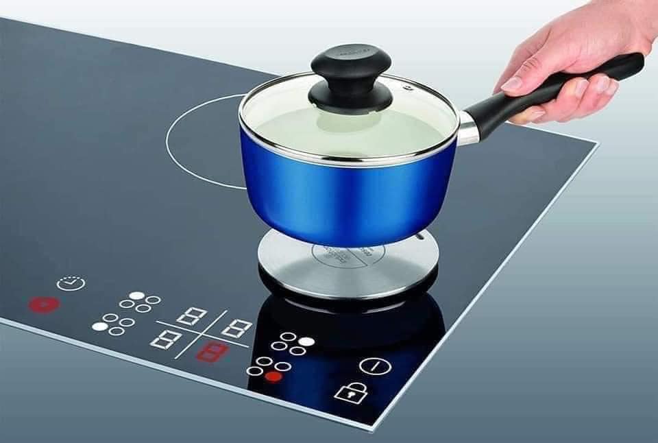 Đĩa Chuyển Nhiệt Bếp Từ Tescoma 21cm Dùng Cho Mọi Loại Nồi, Dễ Sử Dụng, Dễ Vệ Sinh, Chất Liệu Thép Không Gỉ, Nhập Đức Hàng chính hãng