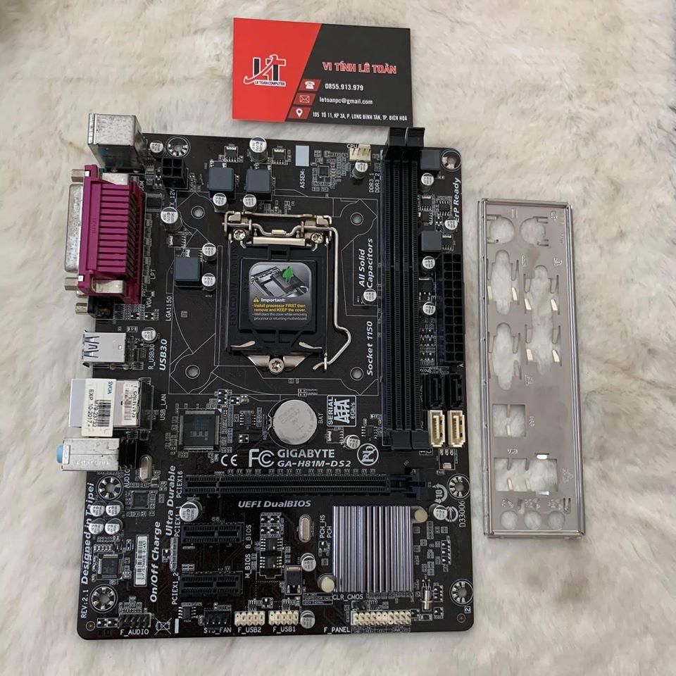 Mainboard Gigabyte H81M-DS2 Socket 1150 nguyên zin- Hàng Chính Hãng