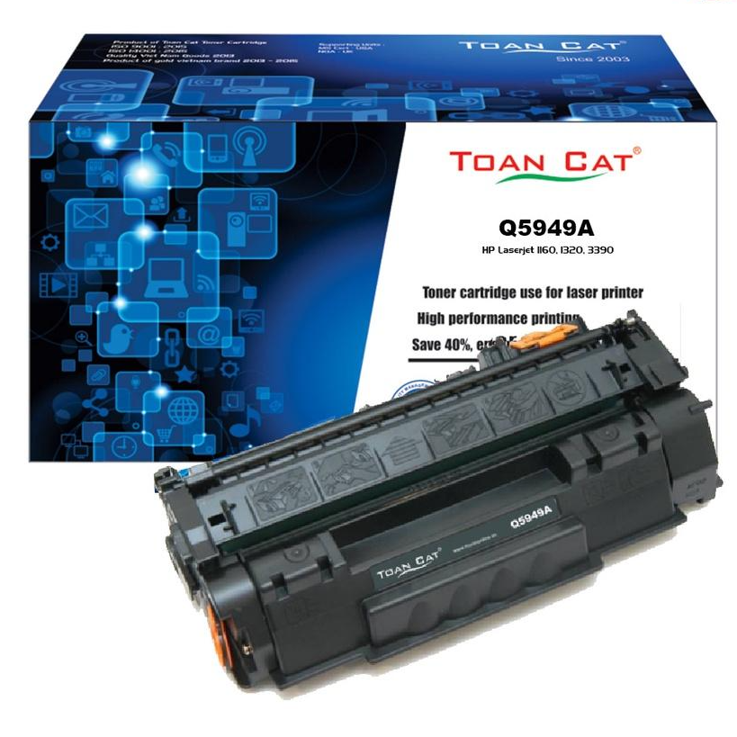 Hộp mực in Toàn Cát - Q5949A dùng cho máy in HP Laserjet 1160, 1320, 3390 - HÀNG CHÍNH HÃNG
