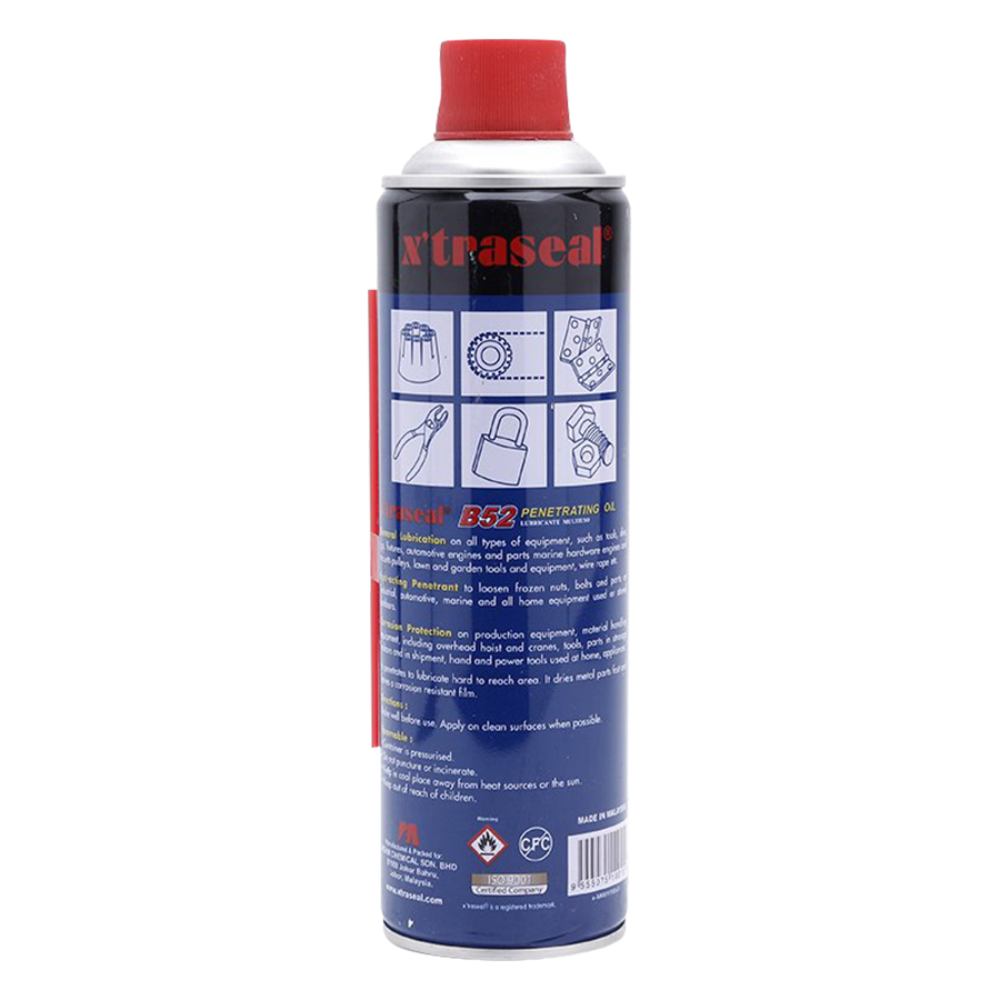 Dầu Xịt Chống Rỉ Sét, Bôi Trơn X'traseal B52 Penetrating Oil