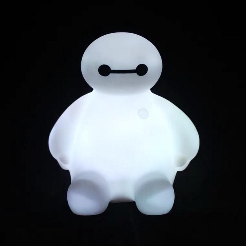 Đèn ngủ tạo hình Baymax thay đổi màu sắc dễ thương