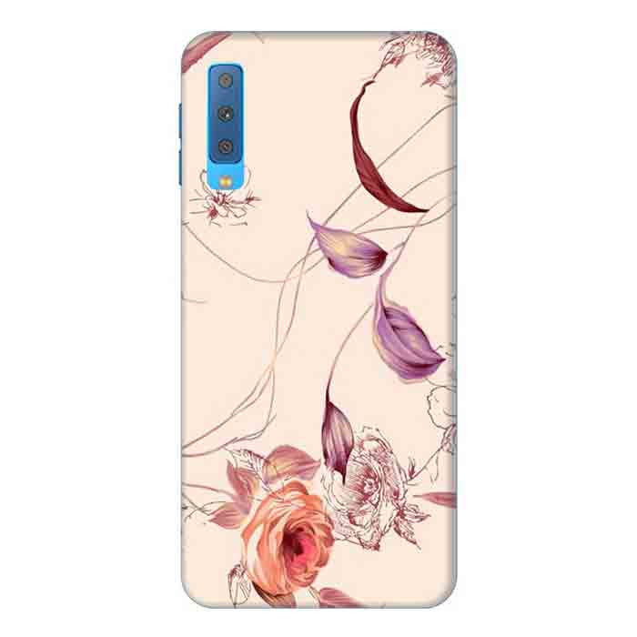 Ốp Lưng Dành Cho Điện Thoại Samsung Galaxy A7 2018 - Flower - Mẫu 7