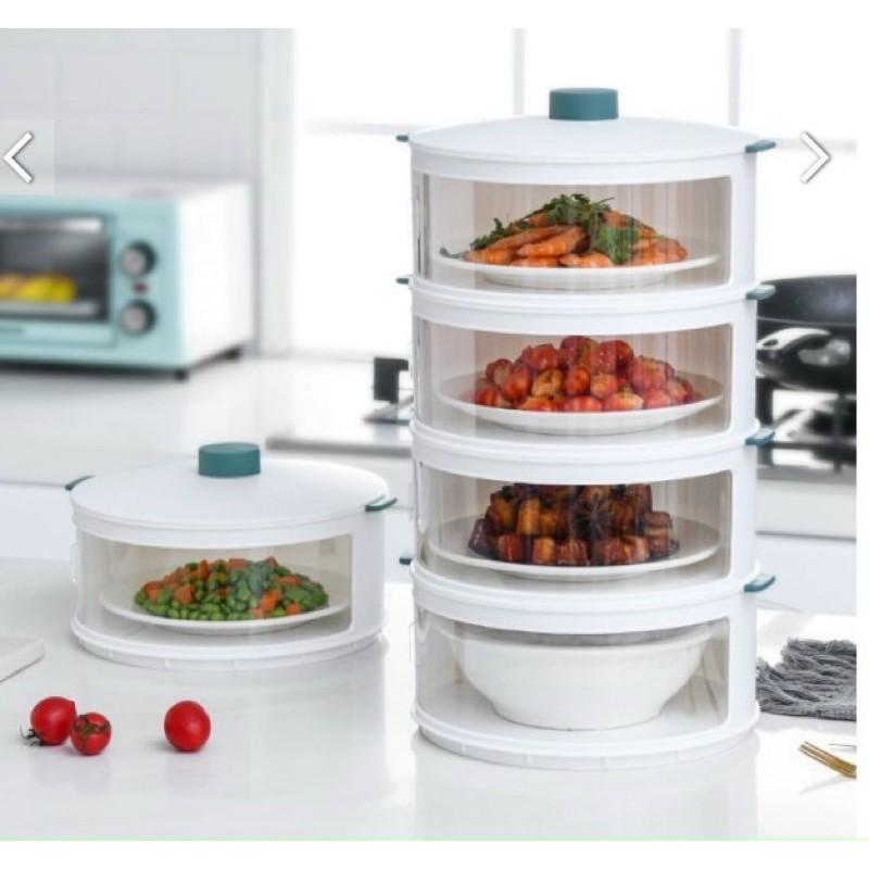 Lồng bàn giữ nhiệt 5 tầng đựng thức ăn