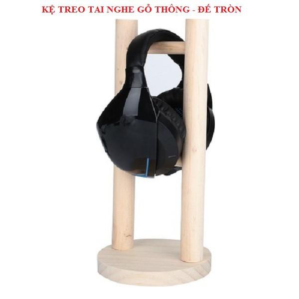 ️ Giá Treo Tai Nghe Bằng Gỗ Cực Chất ( Headset Stand, Giá Treo Tai Nghe Bằng Gỗ Thông )