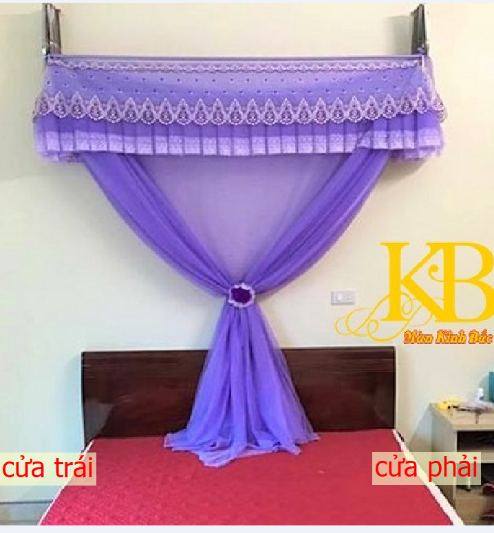 MÀN KHUNG XẾP GỌN PHỐI REN loại đẹp đầy đủ kích thước, nhận đặt theo yêu cầu,