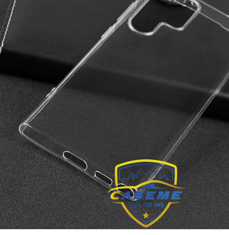 Ốp Lưng Dành Cho Samsung S22 Ultra Silicon Dẻo Trong Suốt Cao Cấp