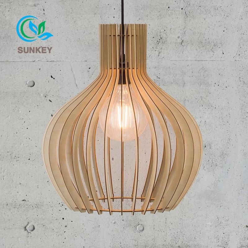 Đèn Trang Trí Ánh Dương Kích Thước 25x30cm Chất Liệu Gỗ Plywood