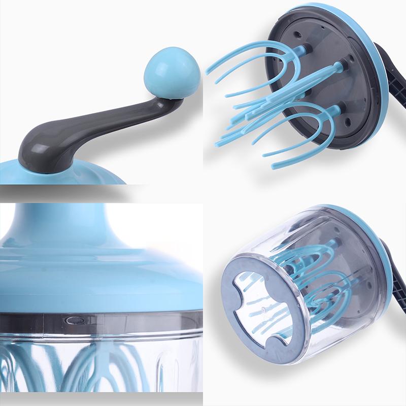 Hướng Dẫn Sử Dụng Trứng Be Tay Cranked Đánh Kem Stiring Thiết Thực Máy Tạo Bọt Bọt Sữa Phối Fouet Ẩm Thực Dụng Cụ Nhà Bếp