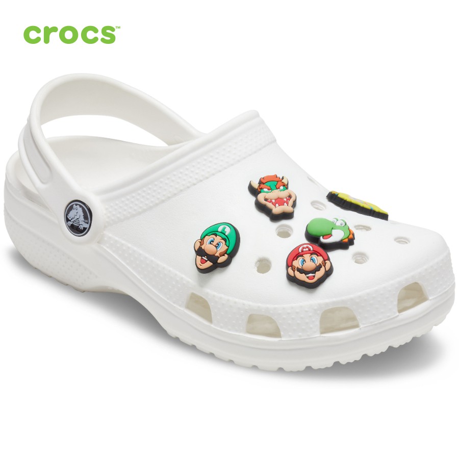 Huy hiệu (Jibbitz) Crocs  Super Mario 5 cái