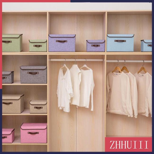 JT Oxford Cloth Storage Box Household Foldable Dustproof Locker Organizer