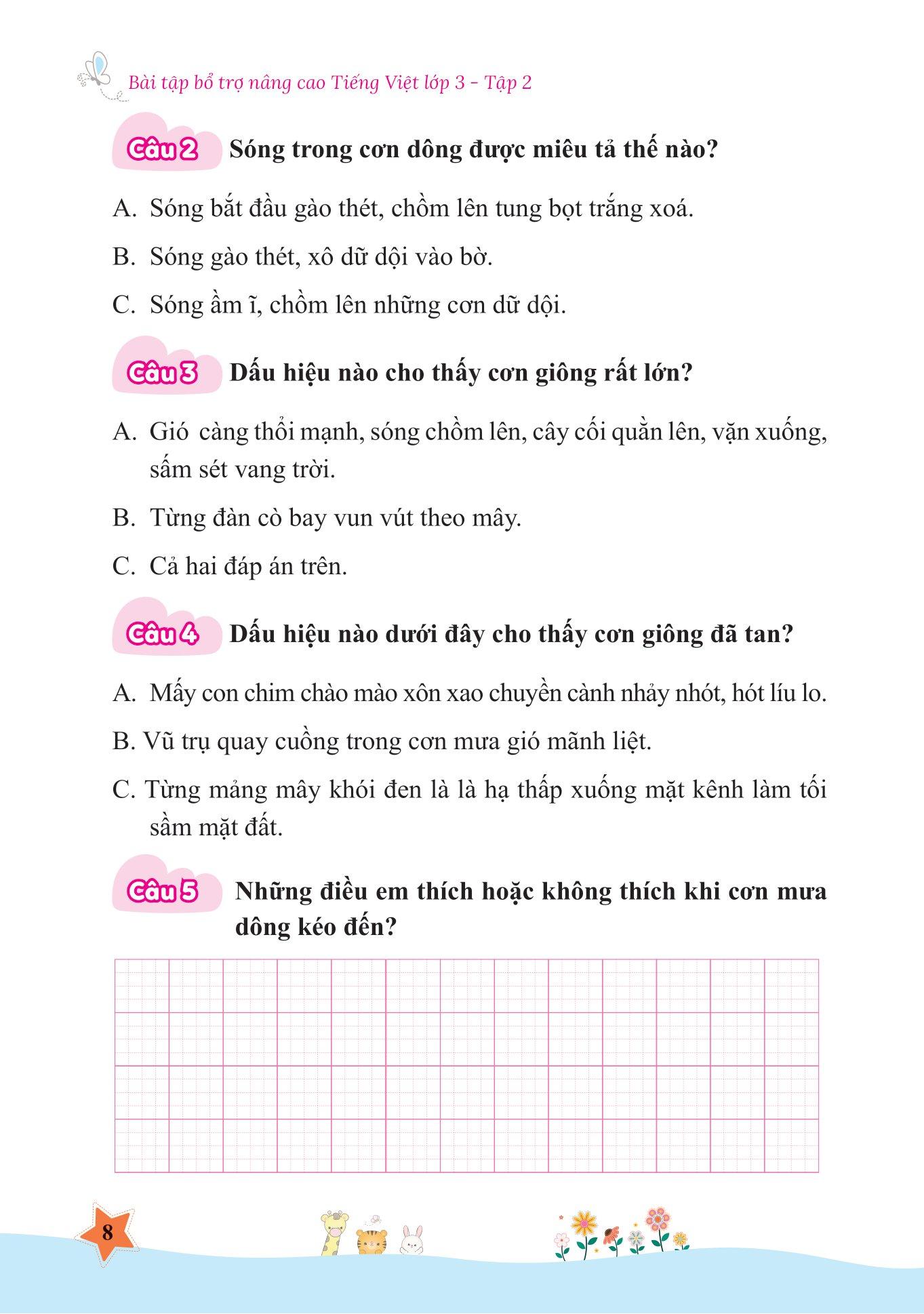 Bài Tập Bổ Trợ Và Nâng Cao Tiếng Việt Lớp 3 - Tập 2 (Theo Chương Trình GDPT Của Bộ Kết Nối Tri Thức)