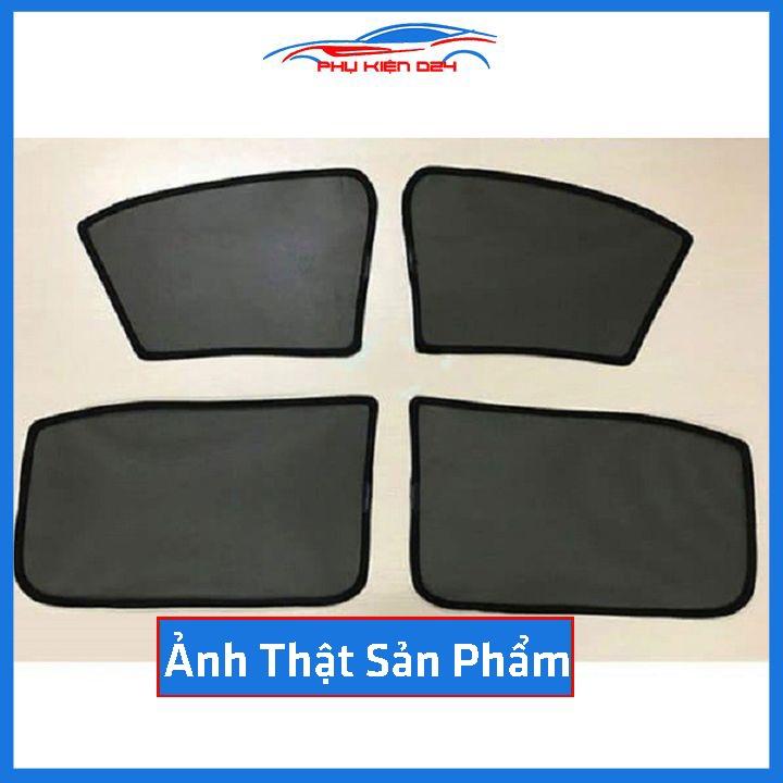 Bộ 4 rèm chắn nắng nam châm Ranger 2015-2016-2017-2018-2019 khung cố định chống tia UV