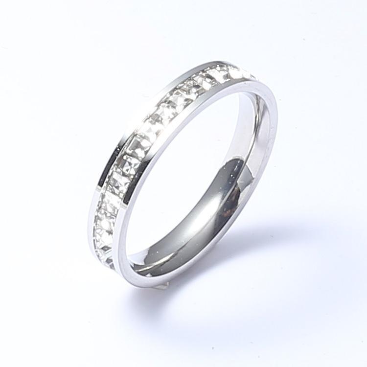 Nhẫn Titan PT Jewelry &amp; Accessories N21 Women Nữ không đen không gỉ - Cao Su chiếc trang sứ