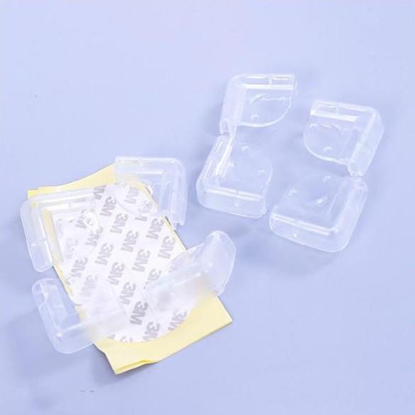 Miếng bịt góc bàn dáng vuông hình mặt cười chất liệu silicon