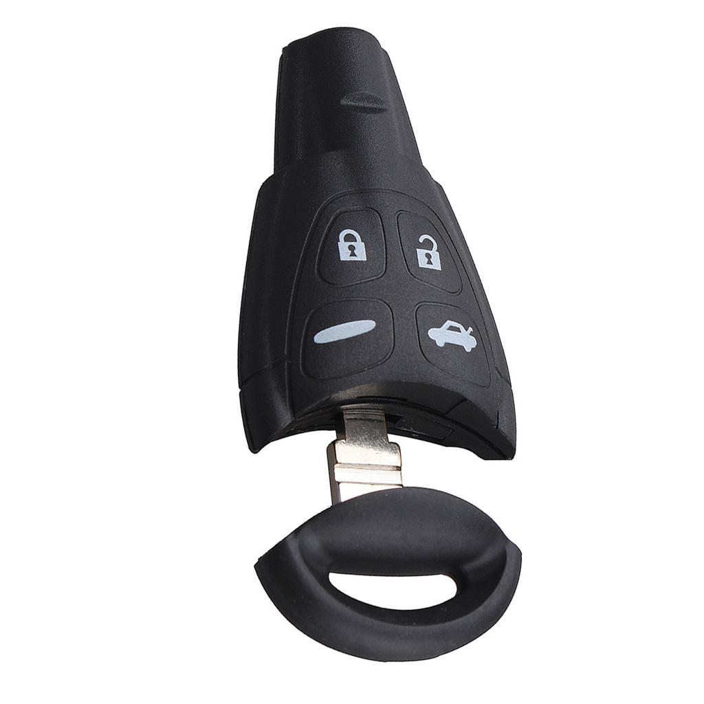 4 Button Pad Remote Key Fob uncut for 95 9-3 9-5
