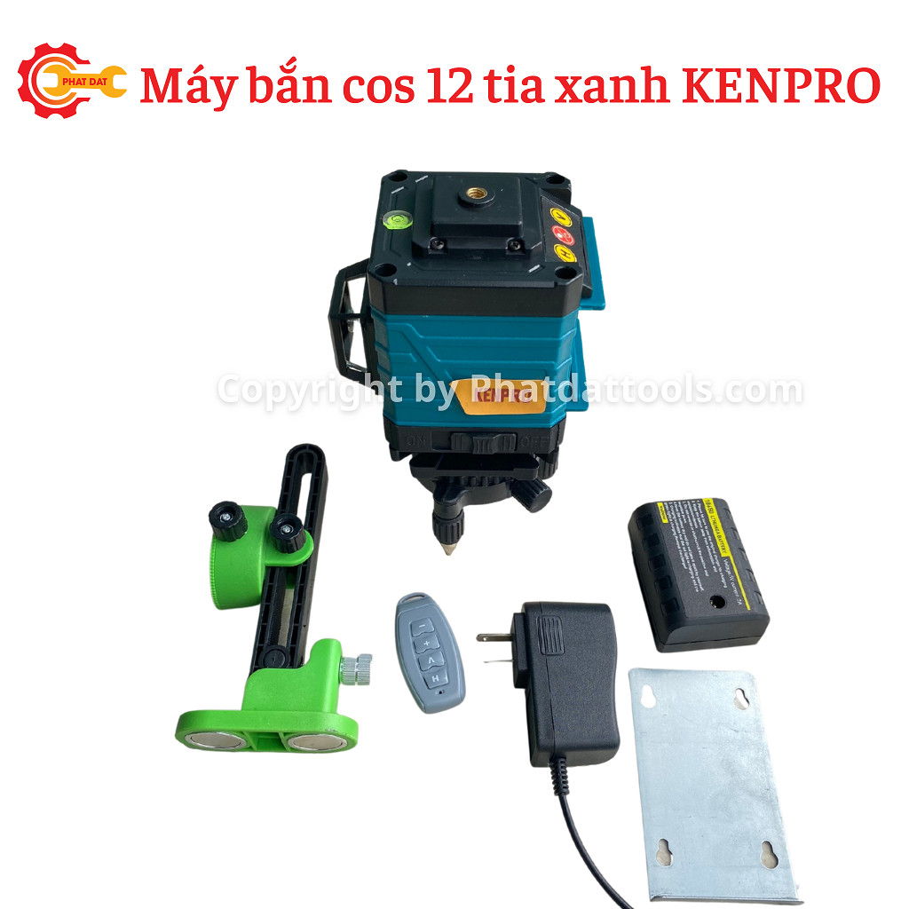 Máy Bắn Cos Laser 12 Tia Xanh KENPRO-Kèm 2 Pin Sạc-Đầy Đủ Phụ Kiện-Bảo Hành Chính Hãng 6 Tháng