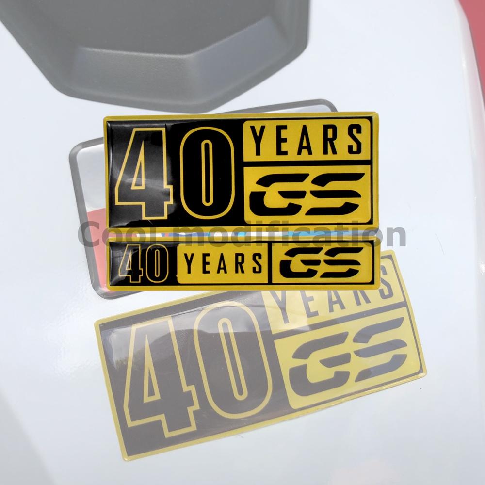Miếng Dán Bình Xăng 3D 40 Năm Cho BMW F700GS F800GS F850GS G310GS F650GS R1200GS R1250GS