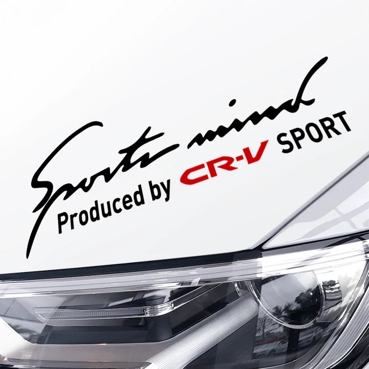 Tem decal sport mind dán capo xe ô tô CRV