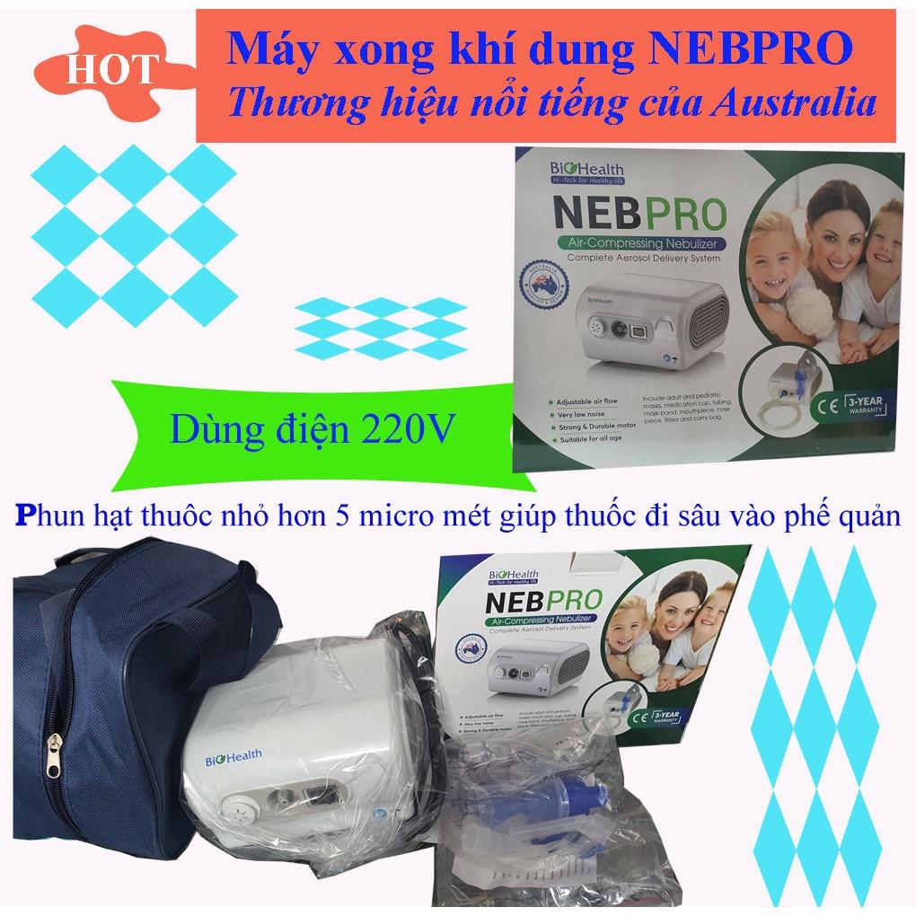 Máy Xông Khí Dung NEB PRo Dùng Cho Cả Trẻ Em Và Người