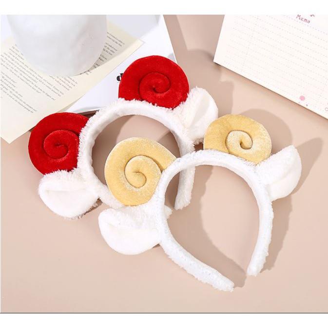 BĂNG ĐÔ BỜM TÓC CAO CẤP SỪNG CỪU DỄ THƯƠNG DIỆU DÀNG Phụ kiện makeup